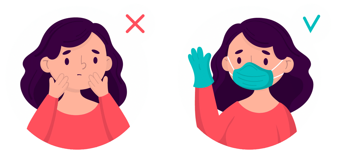 Protect yourself and others from COVID 19 3 mascarila